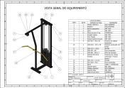 Projeto acadêmico equipamento de musculação