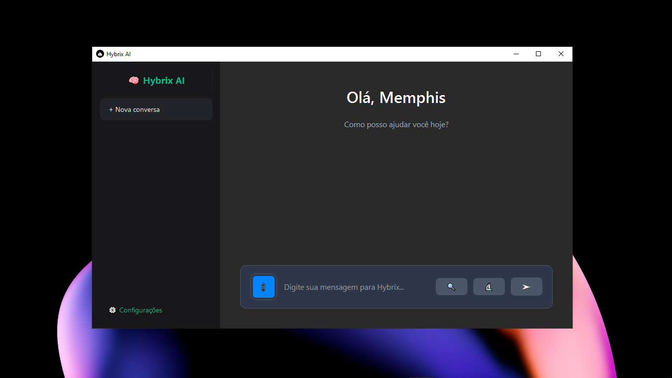 Aplicativo Desktop de Chat AI