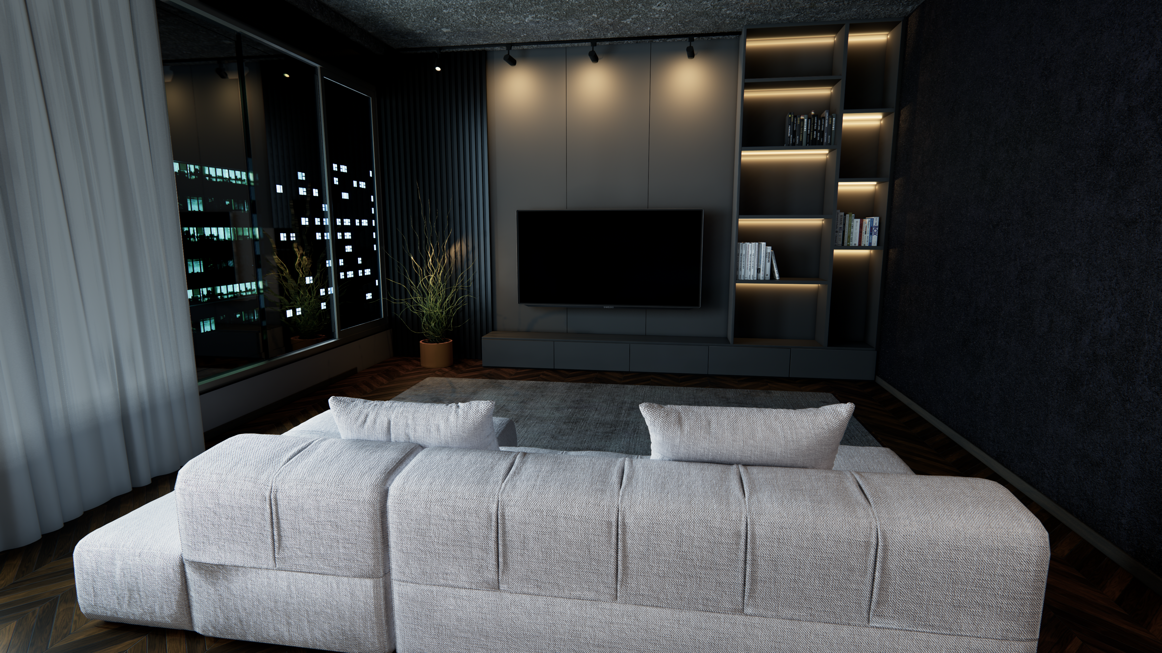 Renderização Sala de TV