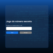 Jogo do número secreto