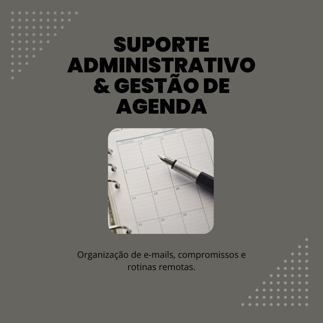 Suporte Administrativo & Gestão de Agenda
