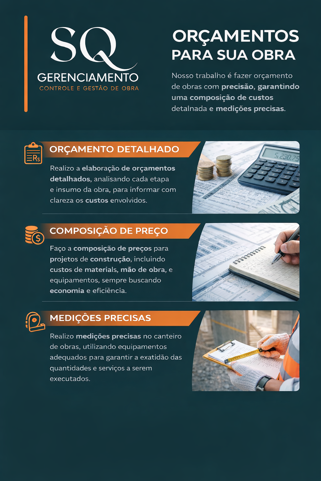 Orçamentos & Medições