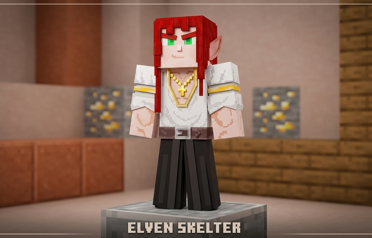 elf model for a minecraft serve