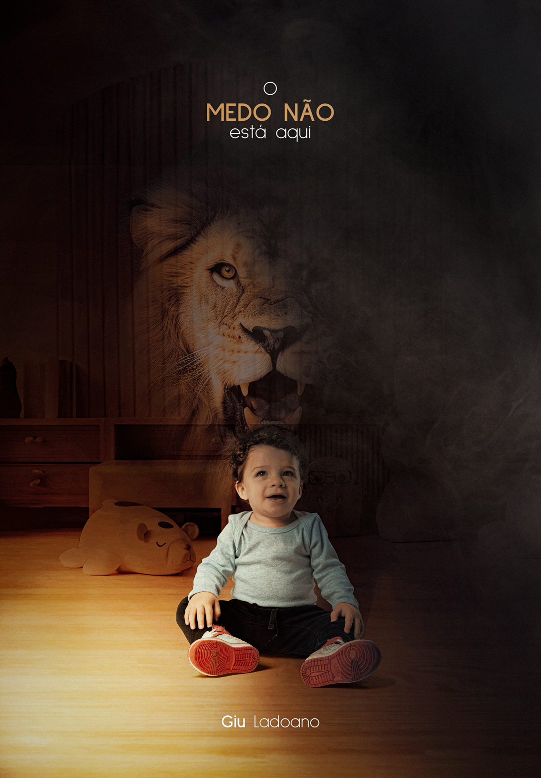 Capa de Livro: O medo não está aqui