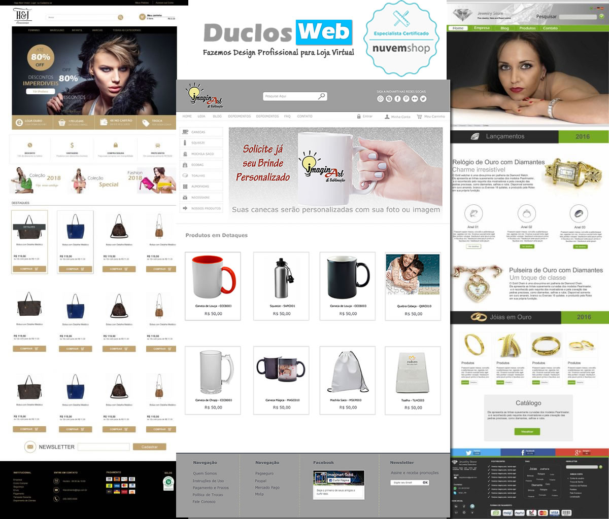 Modelos de Webdesign Desenvolvidos