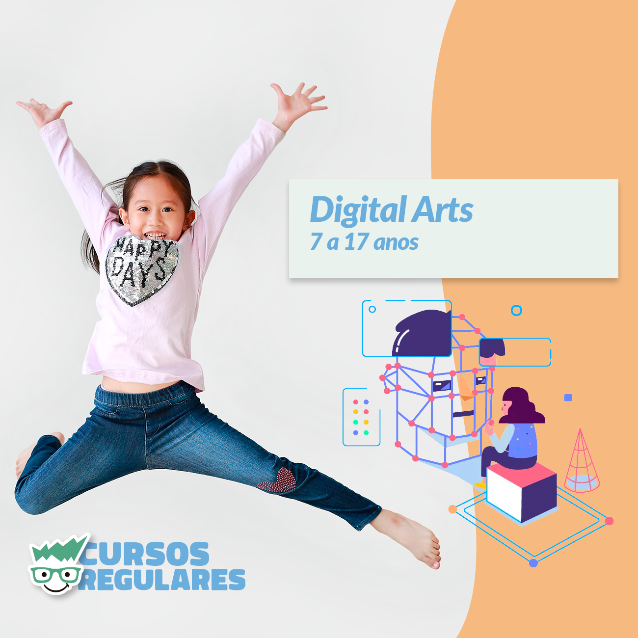 Conteúdo para Redes Sociais Happy Code