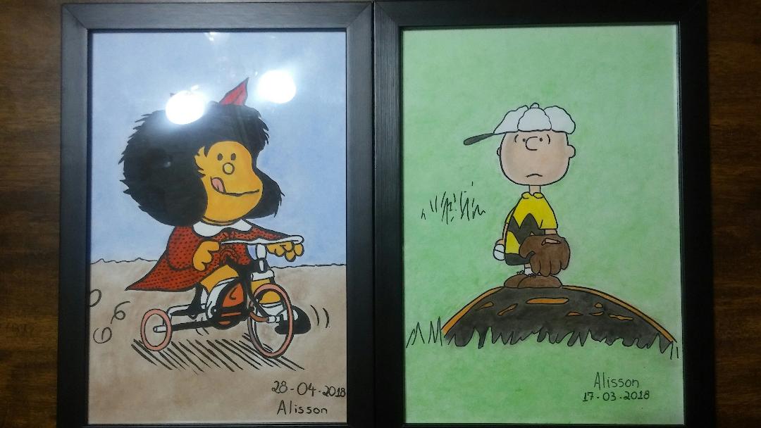Mafalda e Charlie Brown