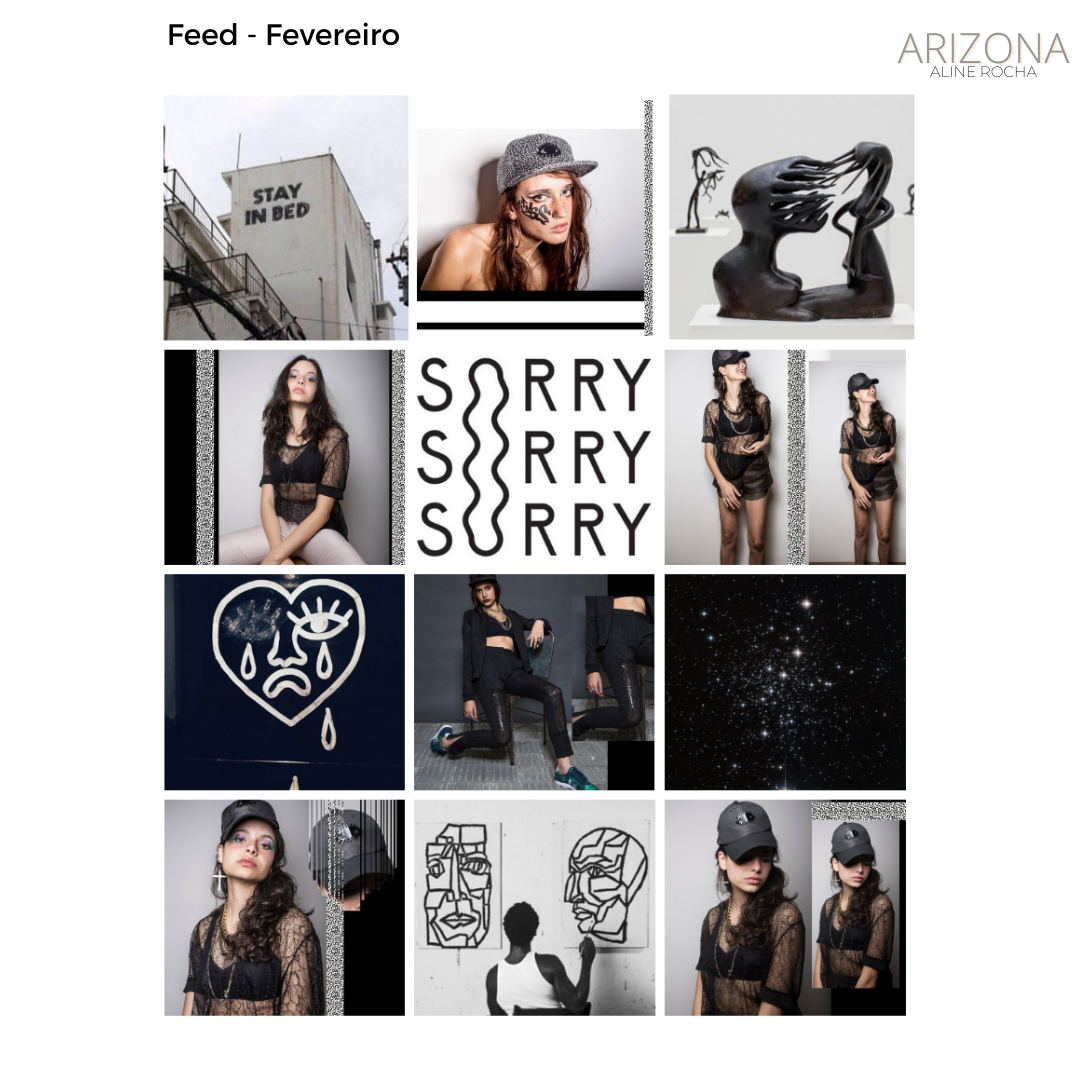 Modelo de Layout para feed no Instagram
