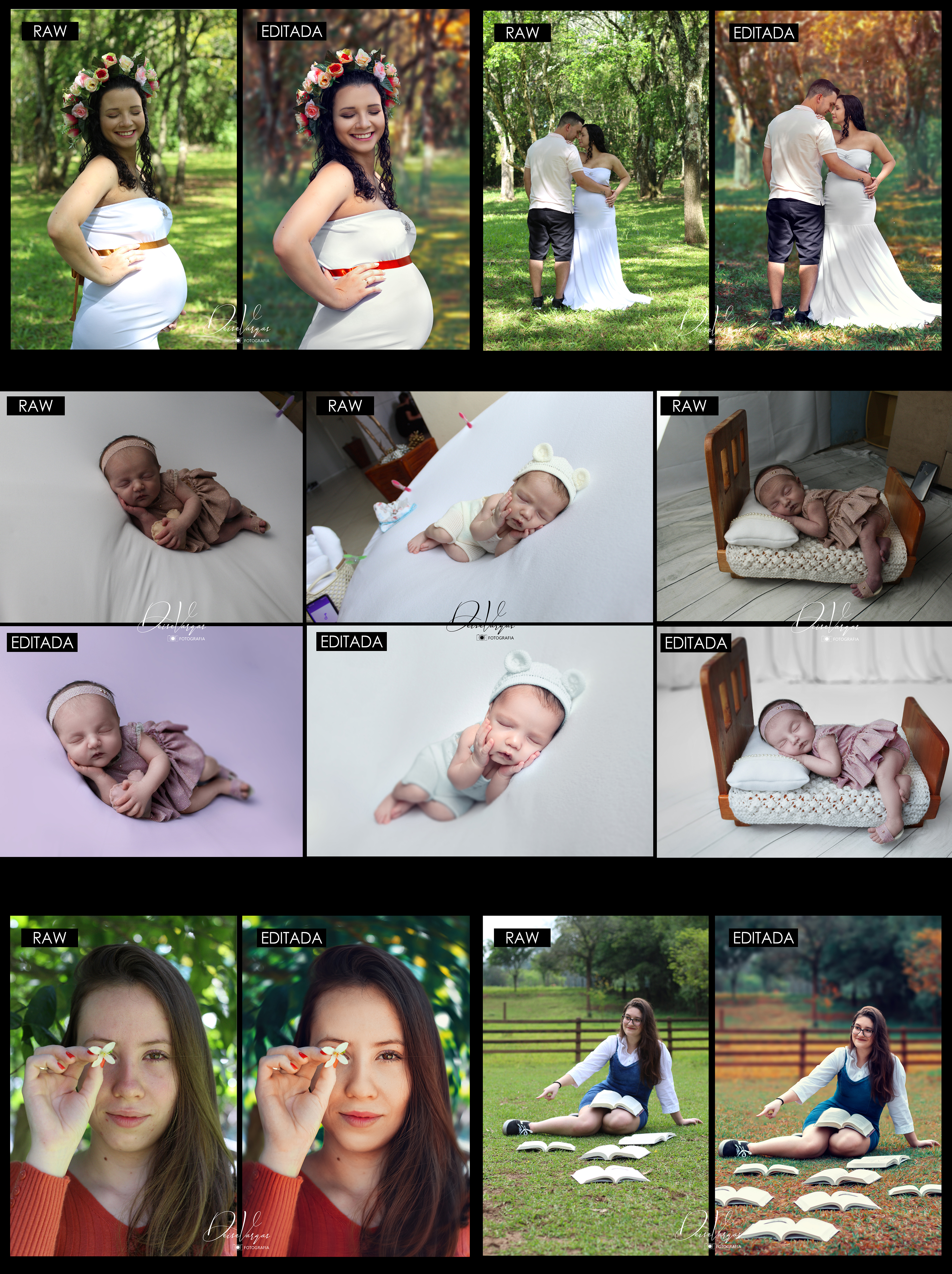 Edição e Pós-Produção Ensaio Fotográfico