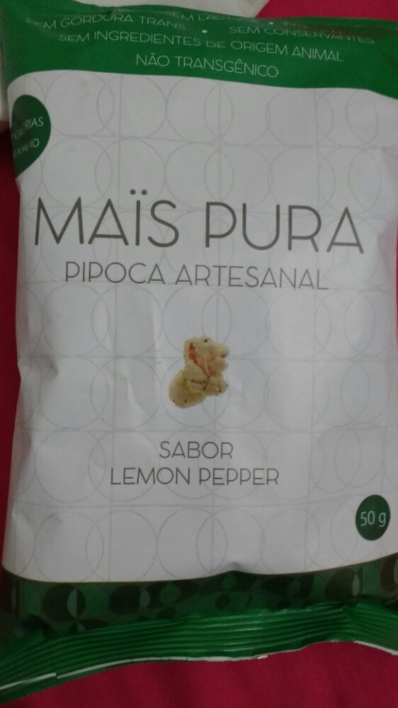 Pipoca Artesanal sabor Lemon Pepper Mais Pura Desrotulando Artesanato Pernambuco ~ Pipoca Artesanal sabor Lemon Pepper Mais Pura Desrotulando