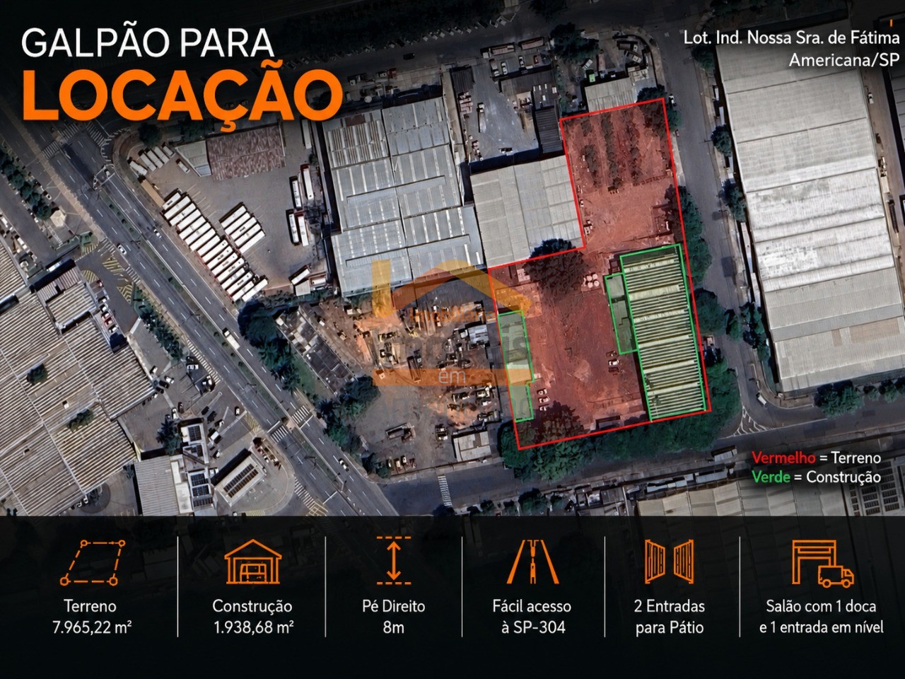 Depósito-Galpão, 2000 m² - Foto 1