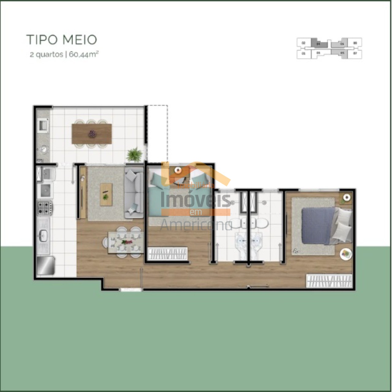 Apartamento, 2 quartos, 60 m² - Foto 22