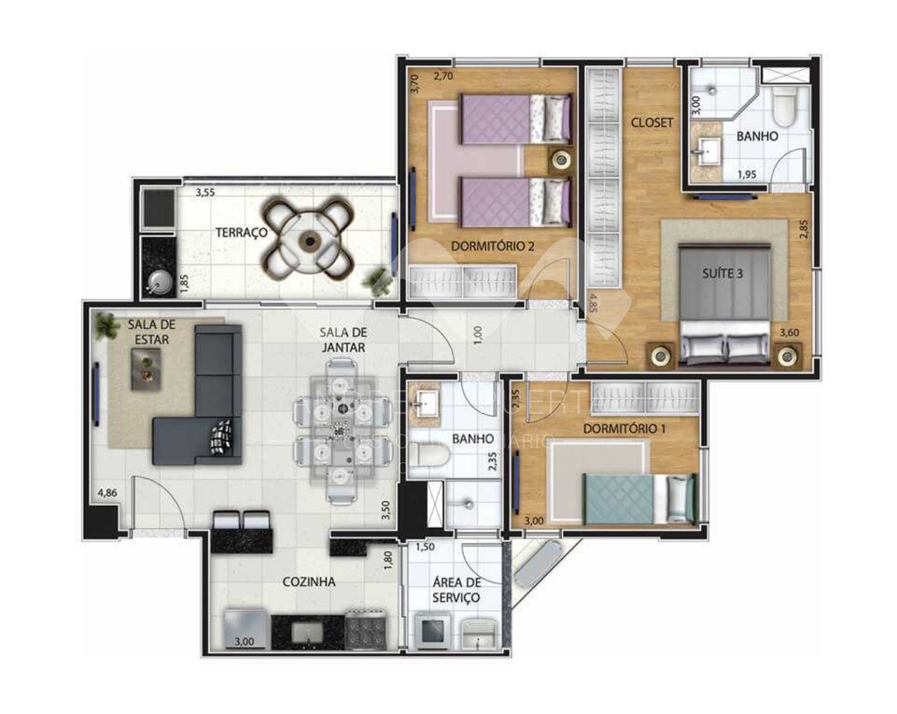 Apartamento, 2 quartos, 68 m² - Foto 16