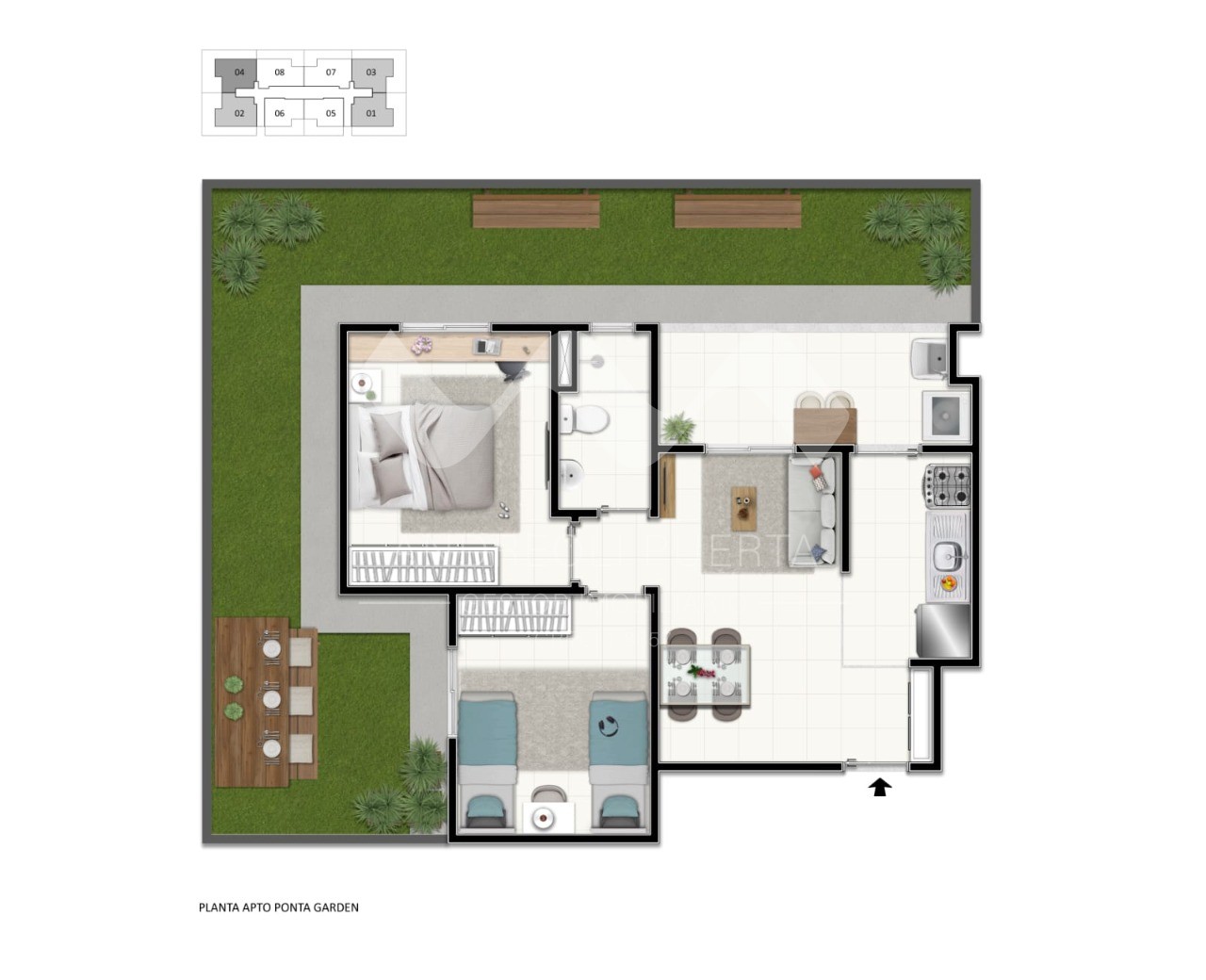 Apartamento, 2 quartos, 48 m² - Foto 9