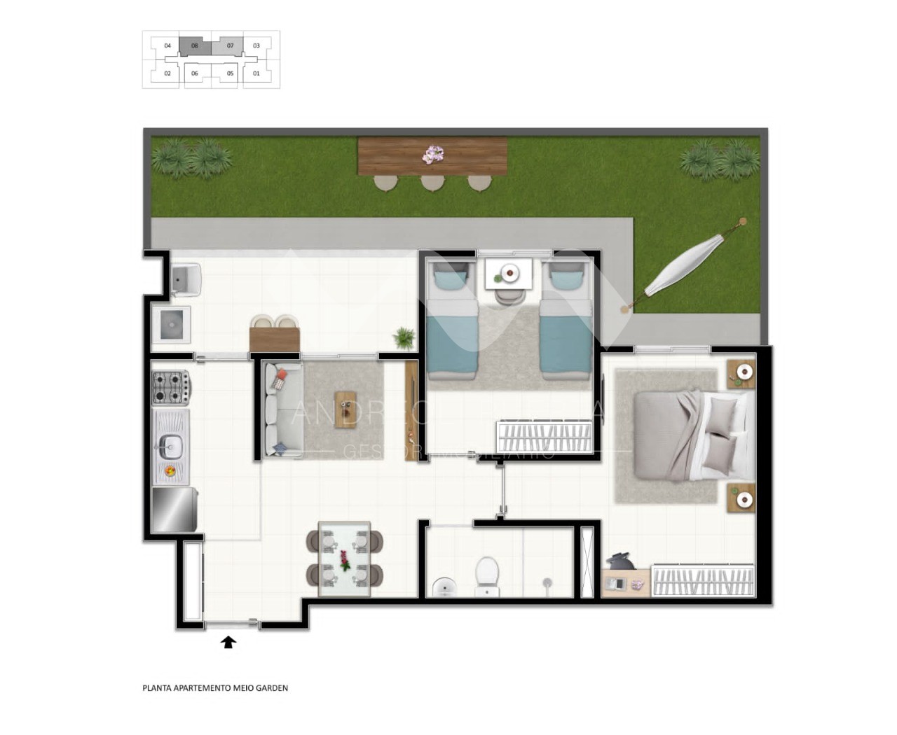 Apartamento, 2 quartos, 48 m² - Foto 6