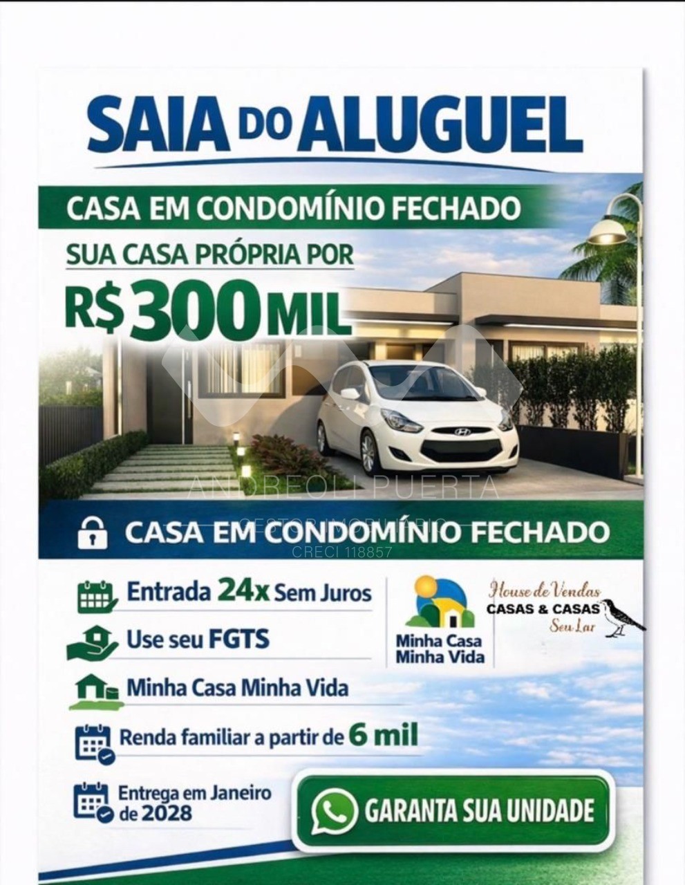 Casa de Condomínio, 2 quartos - Foto 1