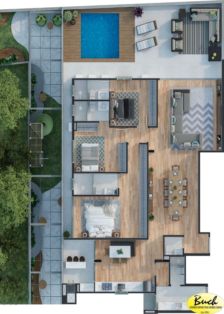 Apartamento, 3 quartos, 172 m² - Foto 7