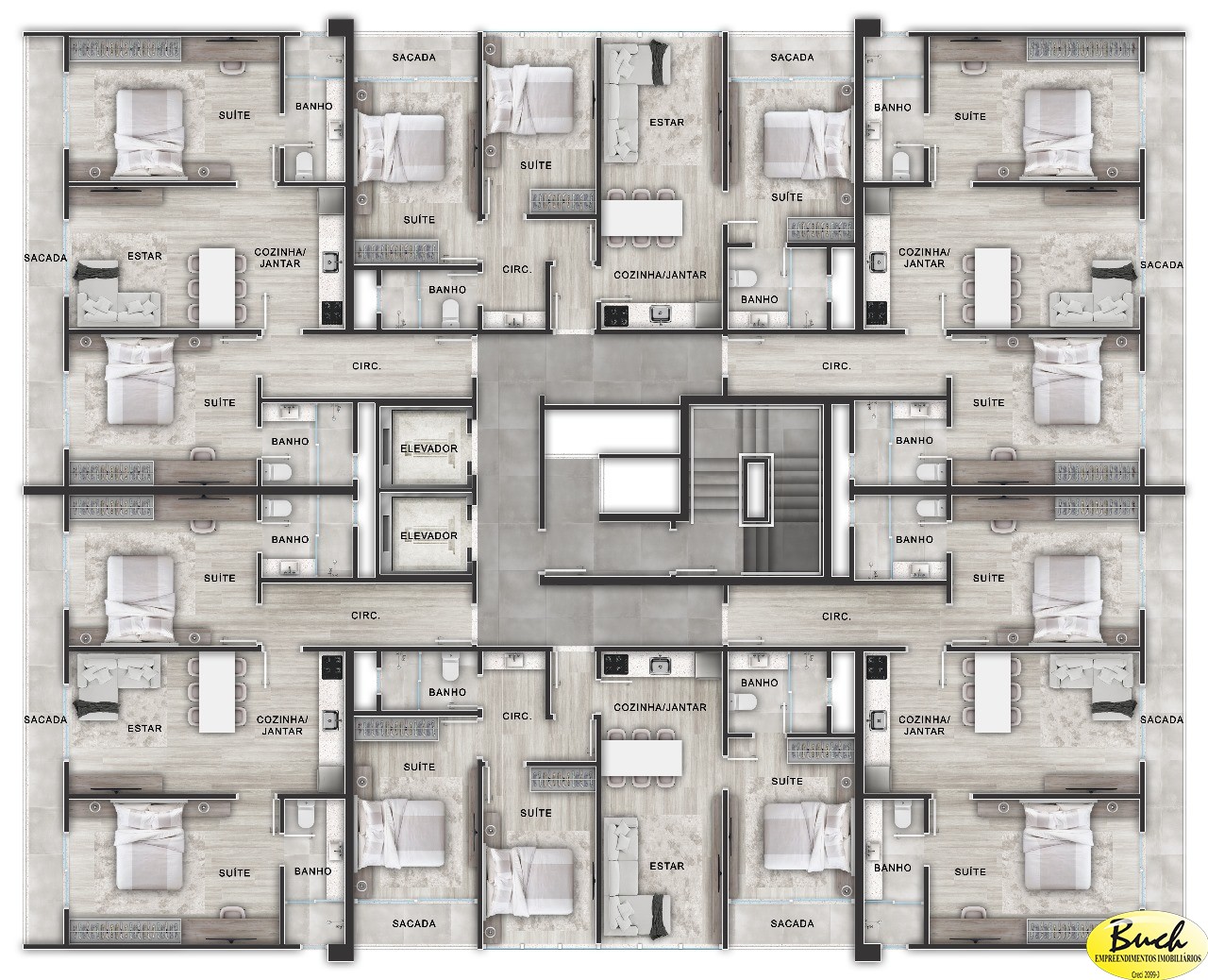 Apartamento, 2 quartos, 78 m² - Foto 21