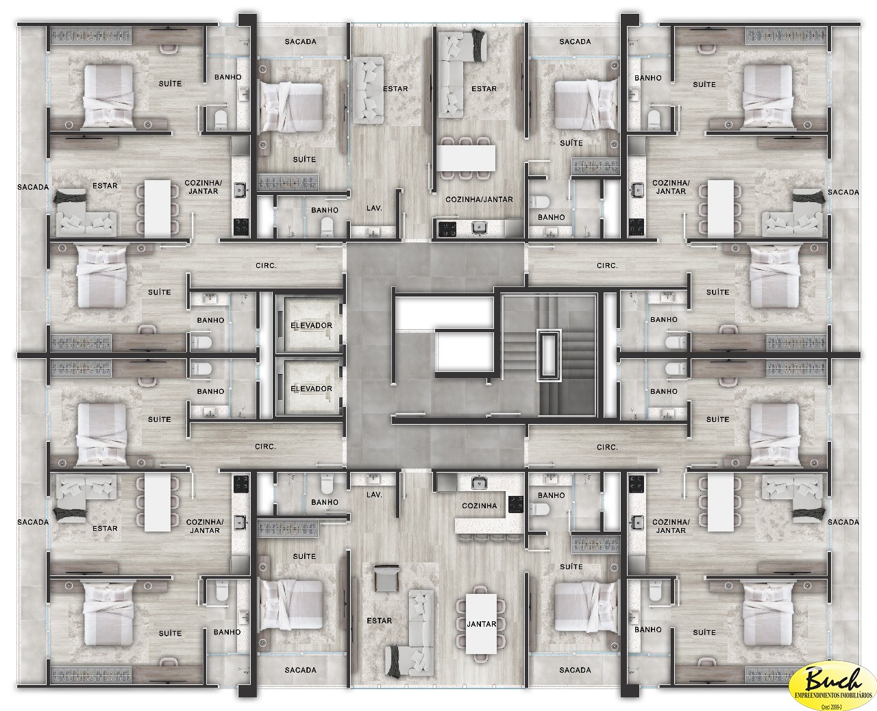Apartamento, 2 quartos, 78 m² - Foto 22