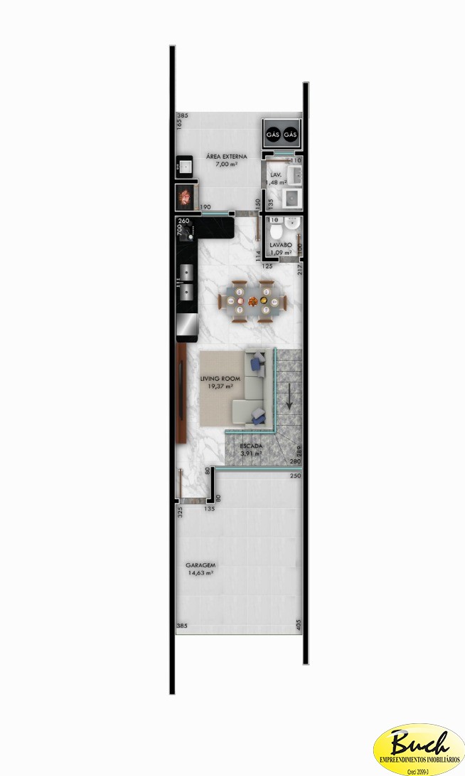 Casa, 3 quartos, 105 m² - Foto 18