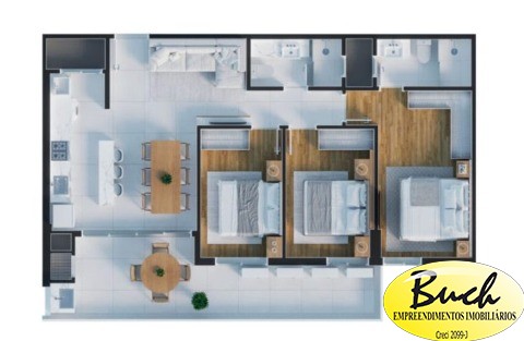 Apartamento, 3 quartos, 93 m² - Foto 27
