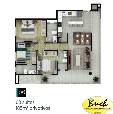 Apartamento, 3 quartos, 110 m² - Foto 4