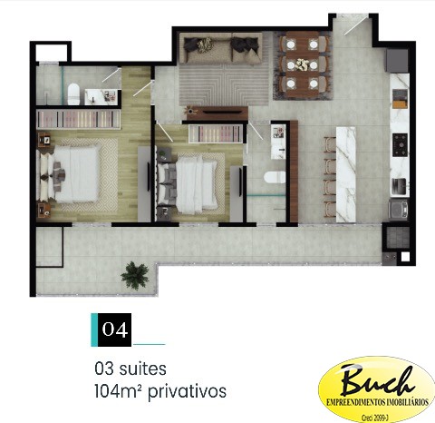 Apartamento, 3 quartos, 110 m² - Foto 8