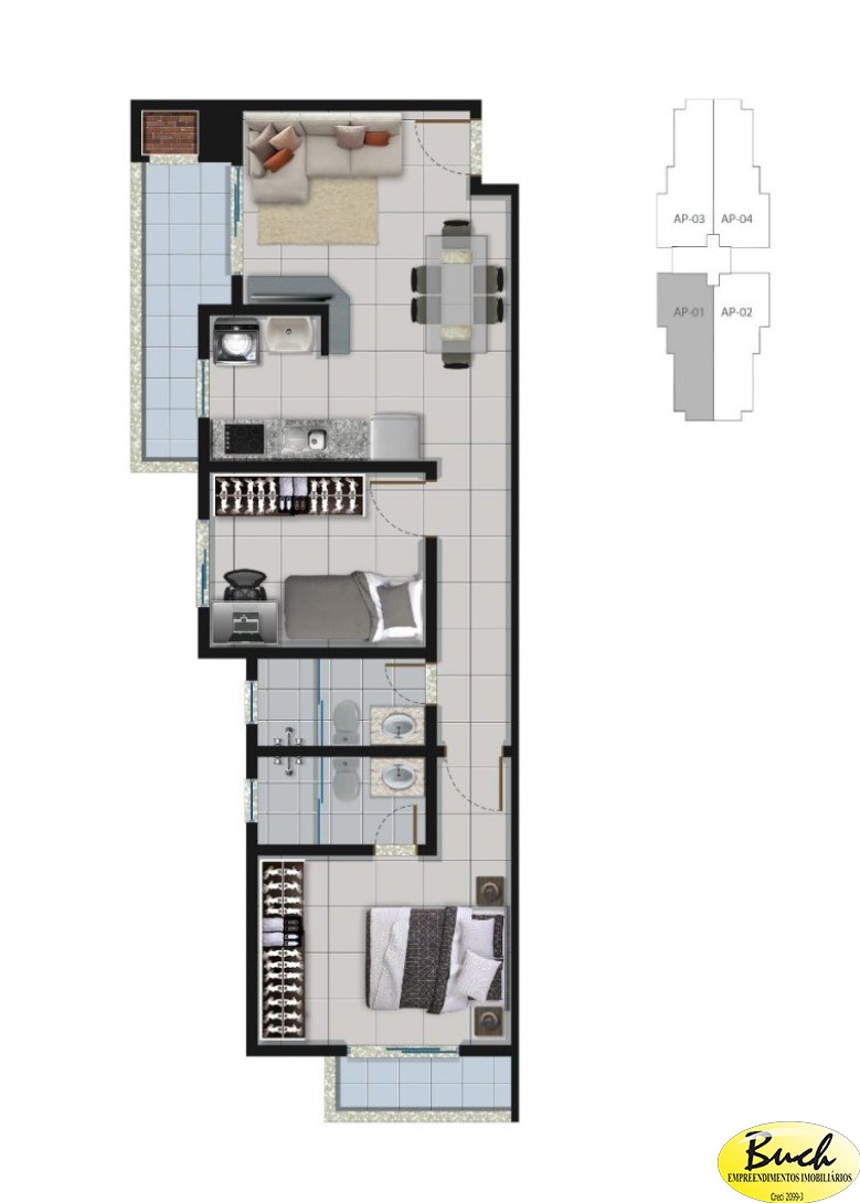 Apartamento, 2 quartos, 85 m² - Foto 3