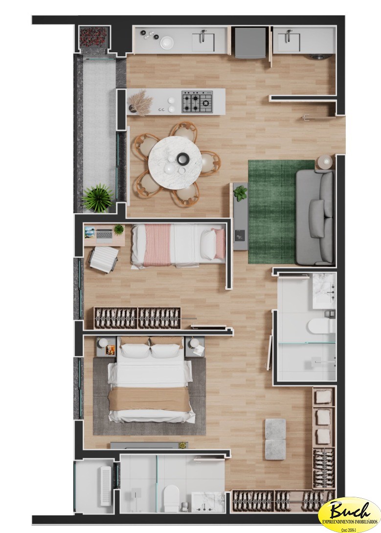 Apartamento, 3 quartos, 78 m² - Foto 21