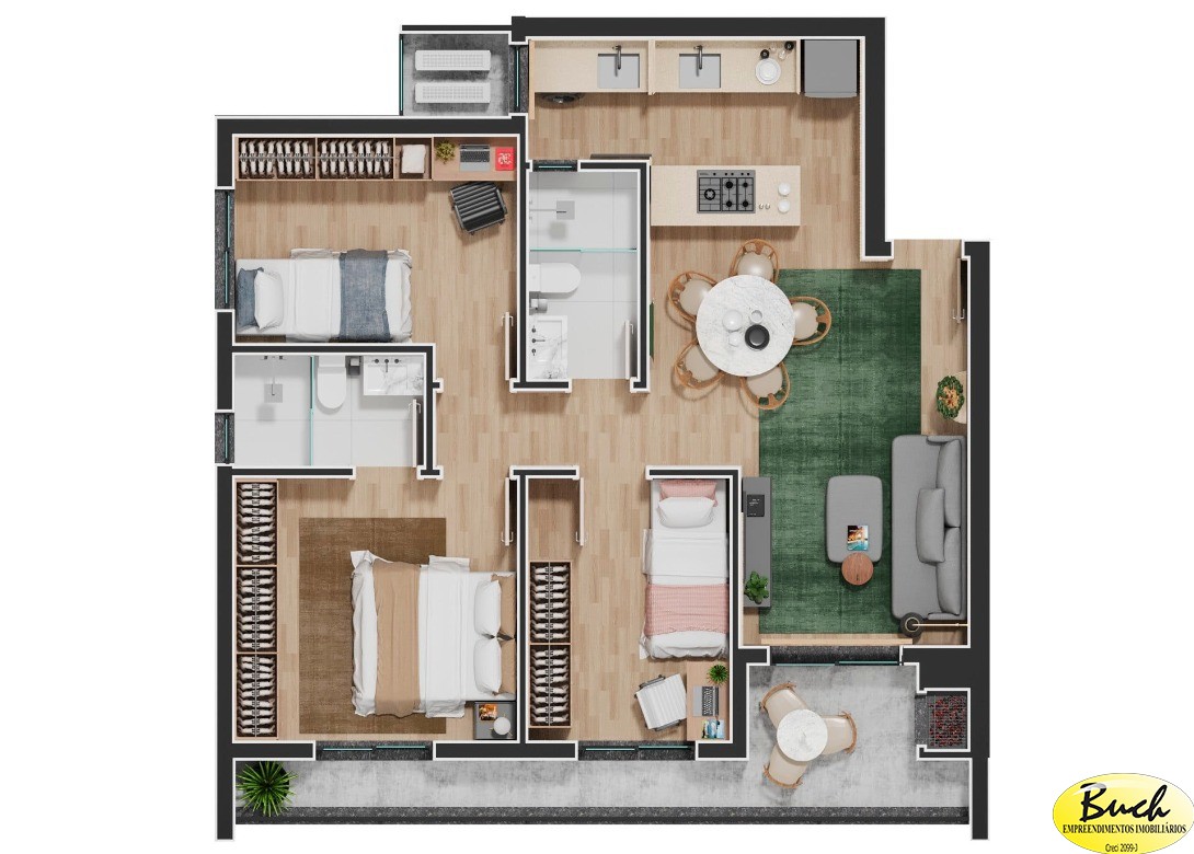 Apartamento, 3 quartos, 78 m² - Foto 22