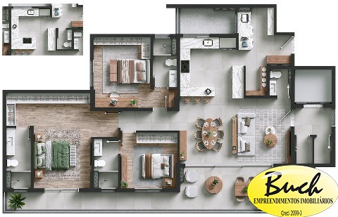 Apartamento, 3 quartos, 174 m² - Foto 8