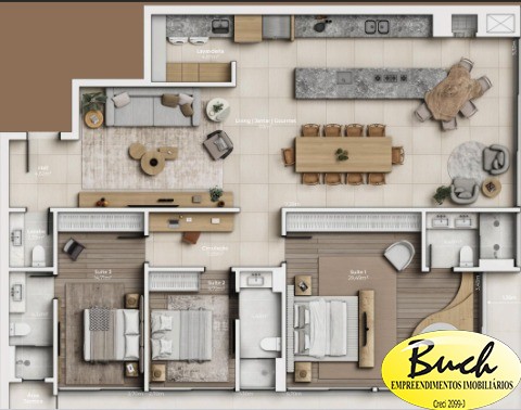 Apartamento, 3 quartos, 194 m² - Foto 20