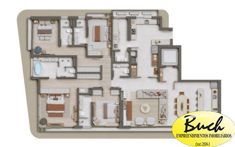 Apartamento, 3 quartos, 243 m² - Foto 18