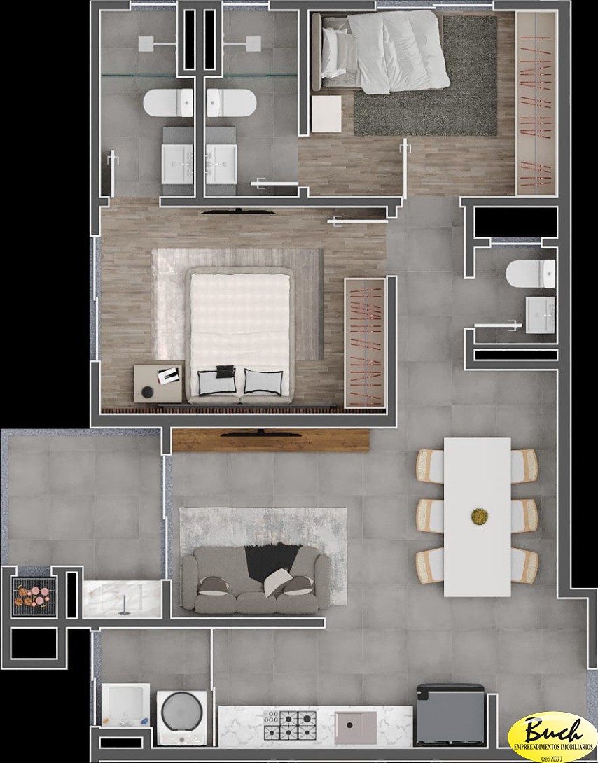 Apartamento, 3 quartos, 91 m² - Foto 10