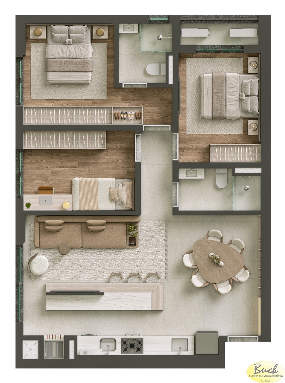 Apartamento, 3 quartos, 97 m² - Foto 37