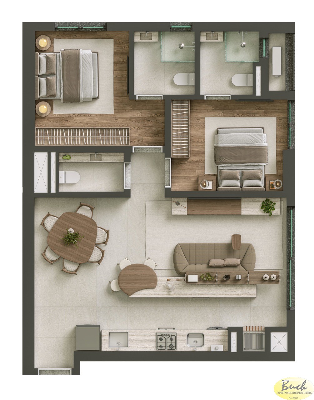 Apartamento, 3 quartos, 97 m² - Foto 38