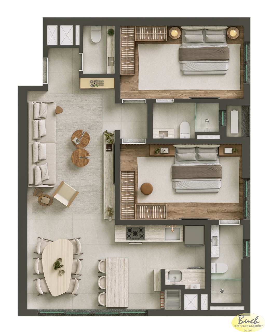 Apartamento, 3 quartos, 97 m² - Foto 34