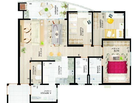 Apartamento, 3 quartos, 92 m² - Foto 11