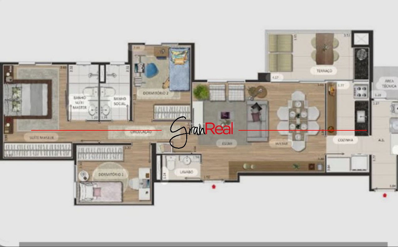 Apartamento, 3 quartos, 96 m² - Foto 31