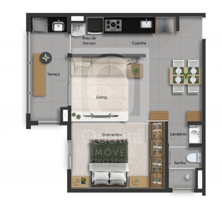 Apartamento, 1 quarto, 74 m² - Foto 6