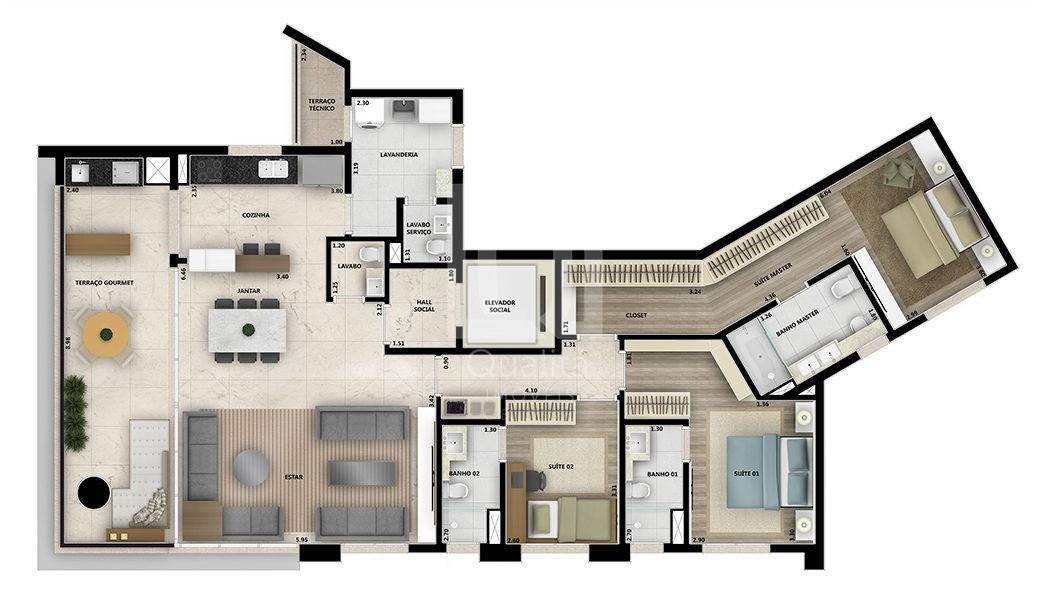 Apartamento, 3 quartos, 151 m² - Foto 37