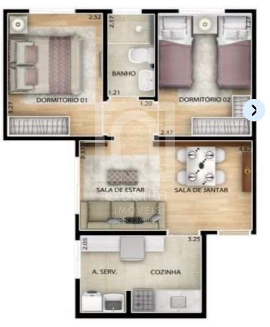 Apartamento à venda com 2 quartos, 45m² - Foto 18