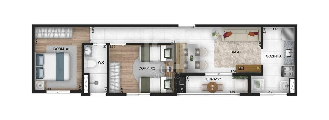 Apartamento, 2 quartos, 47 m² - Foto 23