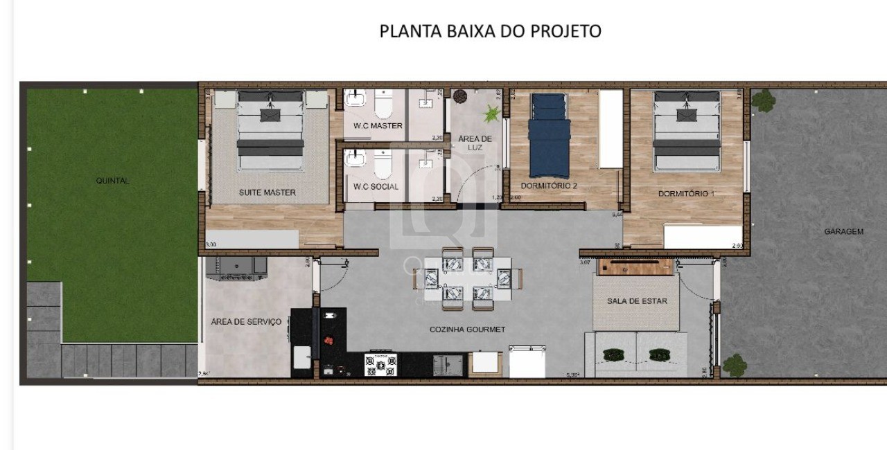 Casa, 3 quartos - Foto 12