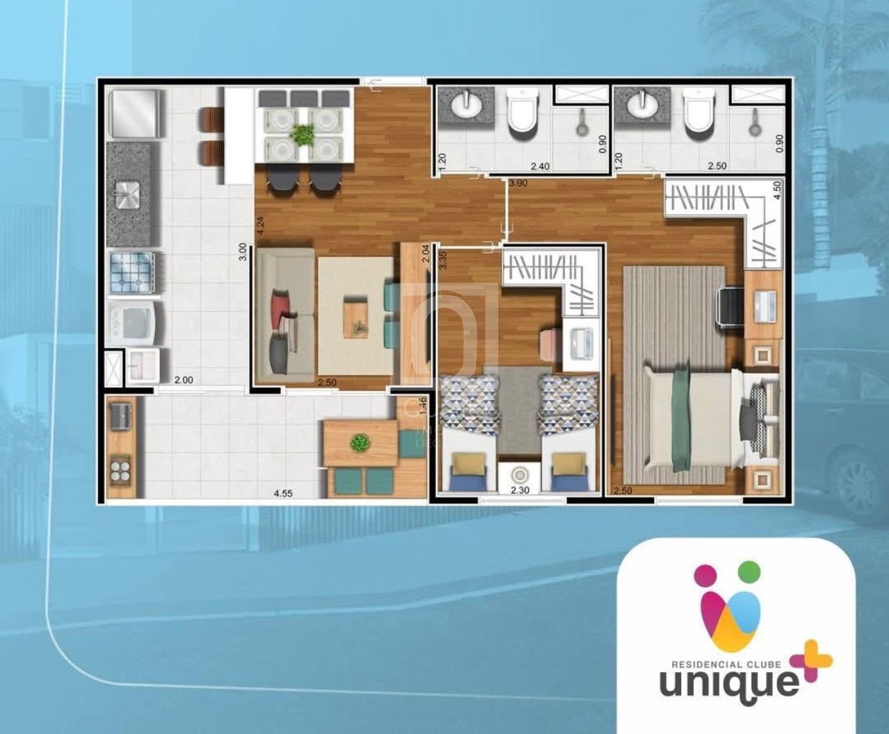 Apartamento, 2 quartos, 60 m² - Foto 12