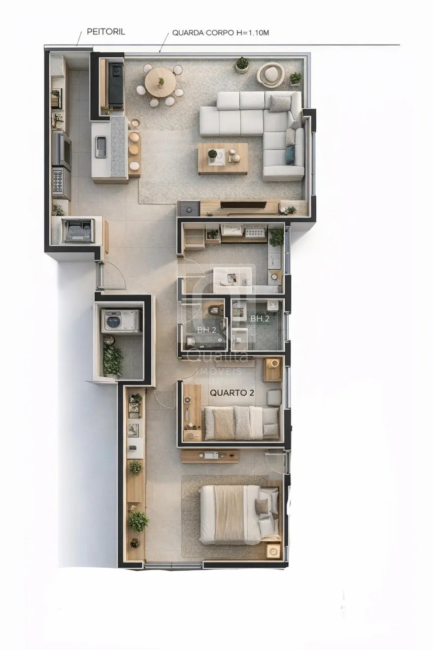 Apartamento, 3 quartos, 112 m² - Foto 9