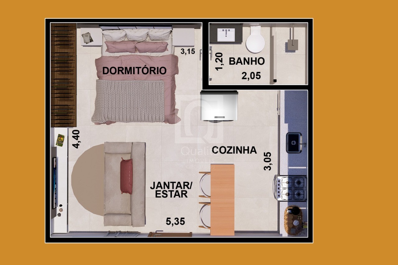 Casa, 1 quarto - Foto 6