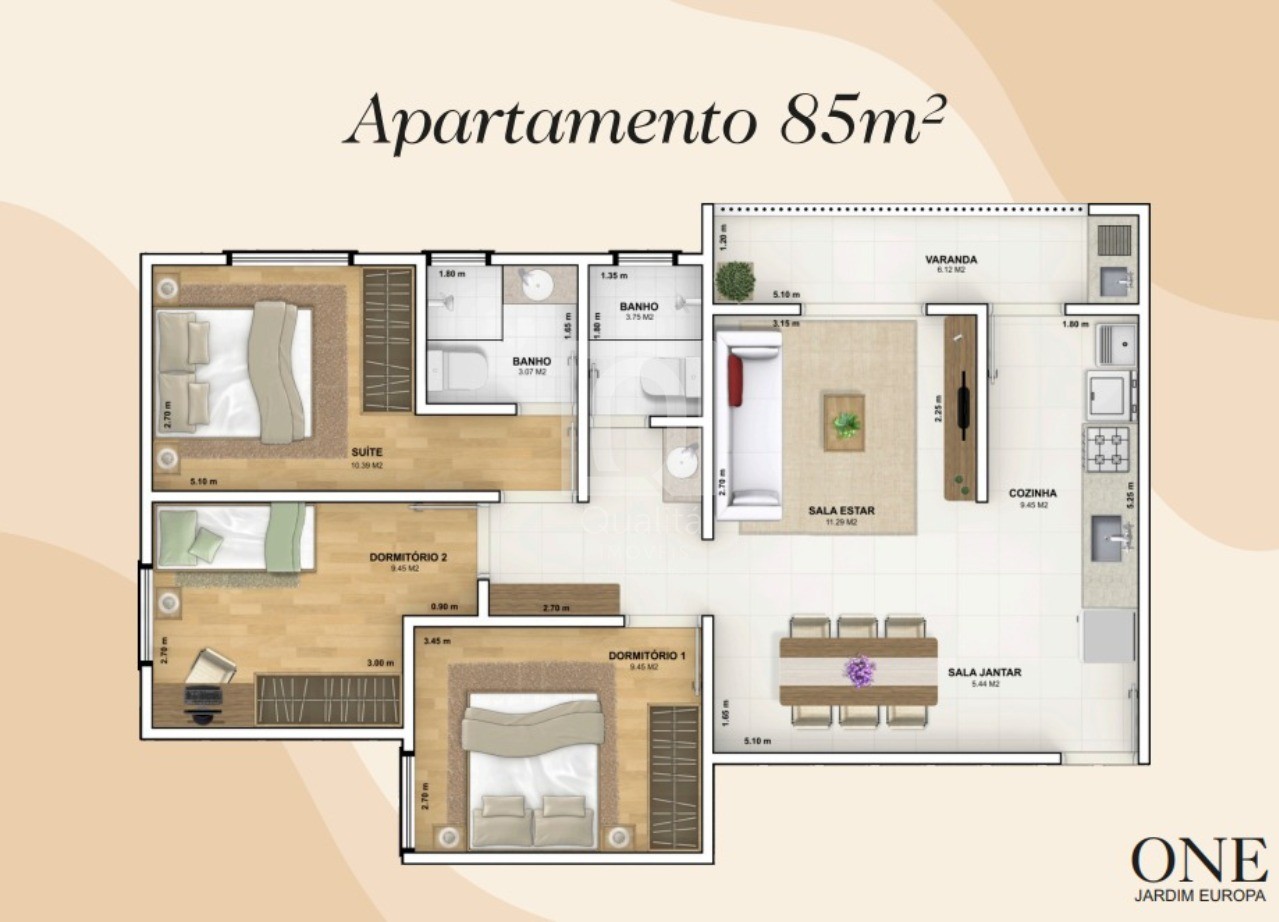Apartamento, 3 quartos, 85 m² - Foto 11