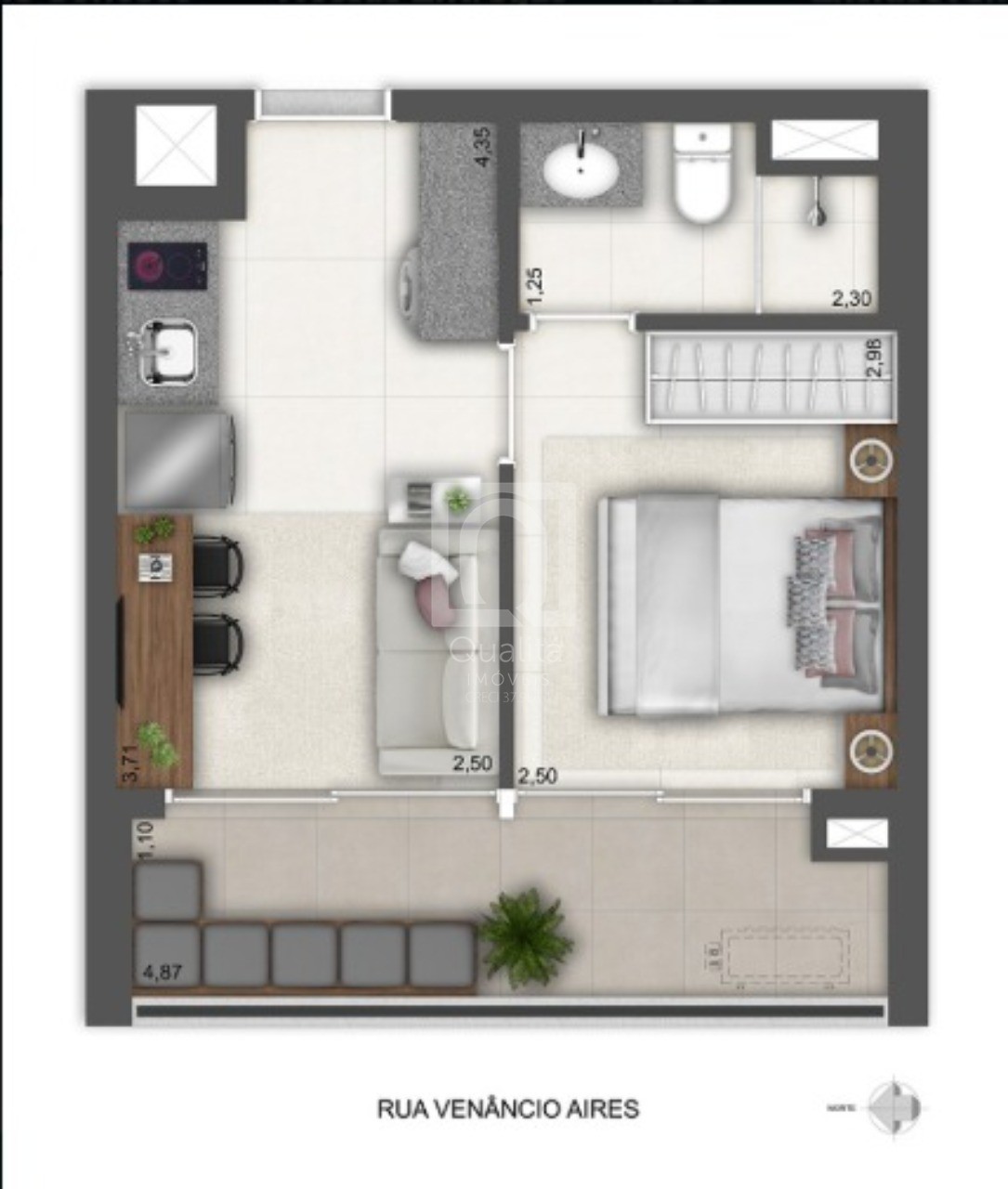 Apartamento, 1 quarto, 31 m² - Foto 25