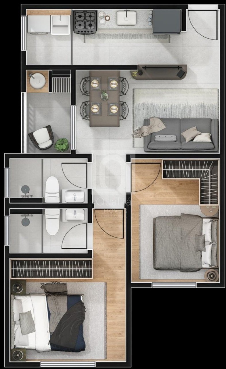 Apartamento, 2 quartos, 50 m² - Foto 13